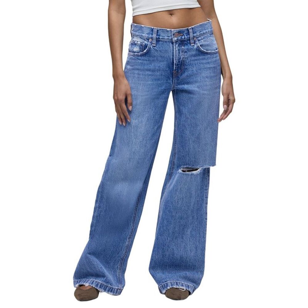 Hudson Jeans Womens  Rylee Low-Rise Loose Pant